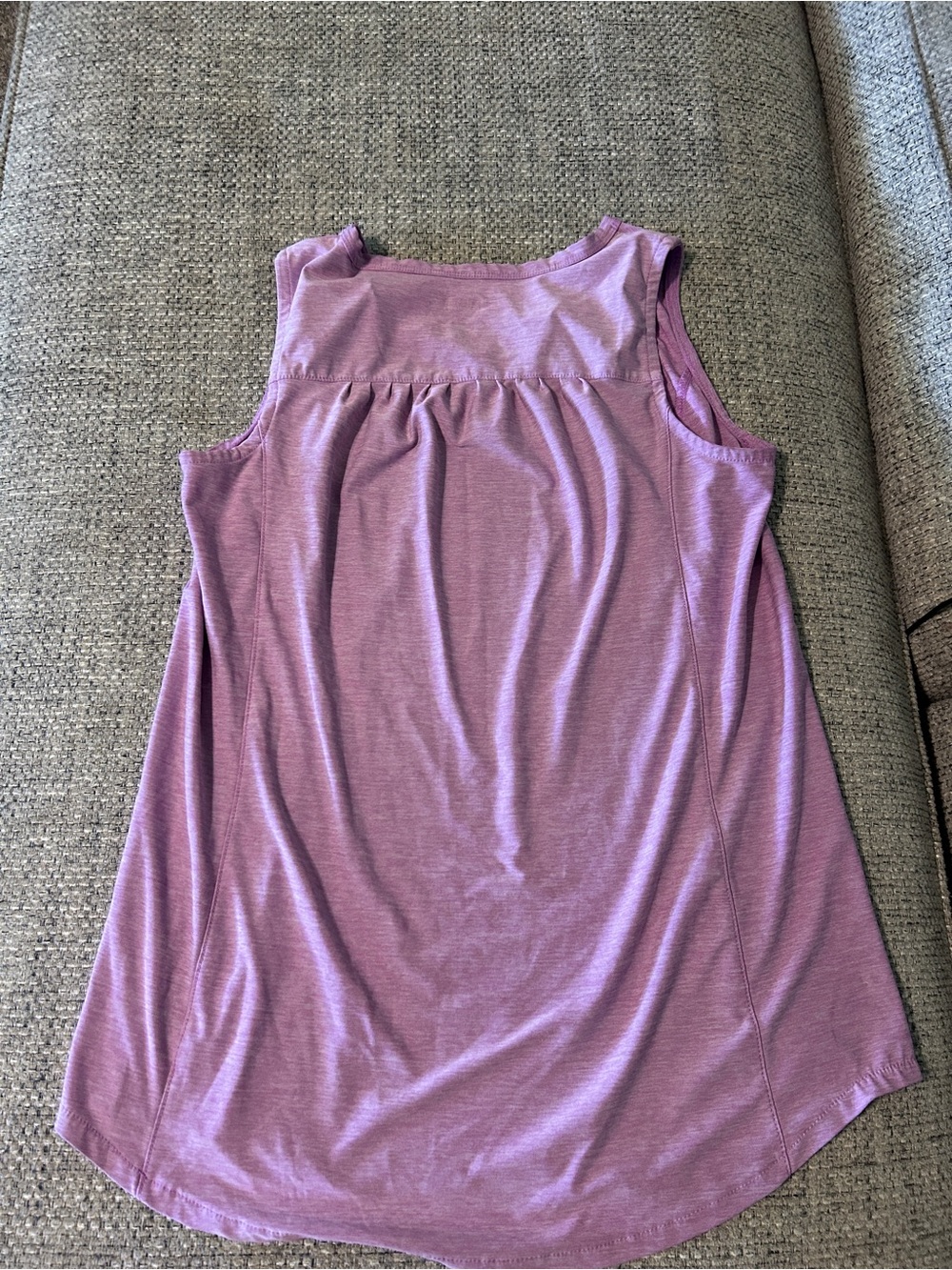 Duluth Trading Women's Purple Sleeveless V-Neck Top - Picture 4 of 4